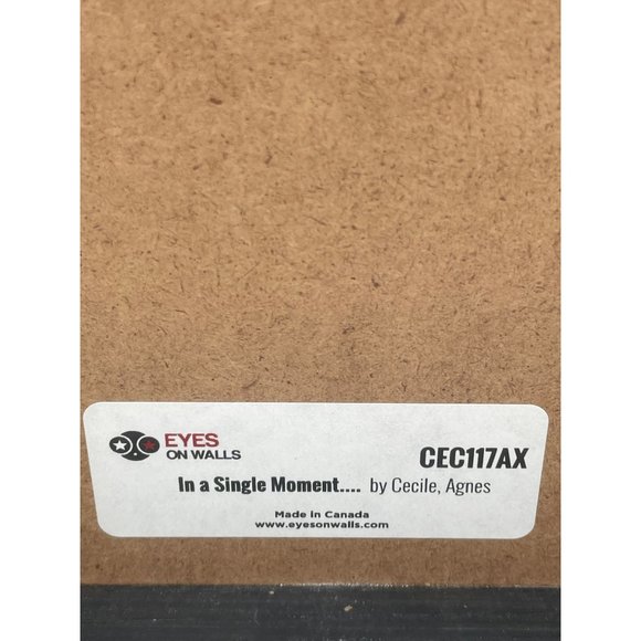 In A Single Moment Art Print By Cecile Agnes 12x10 Inches Eyes On Walls Made In - Picture 5 of 5